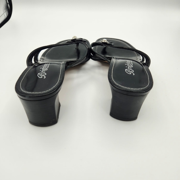 Brighton Kylie Flower Kitten Heel Thong Sandals 90s Y2K Size 10 - Picture 3 of 6